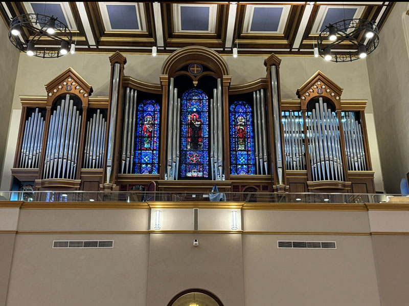 Cathedral organ project nears completion