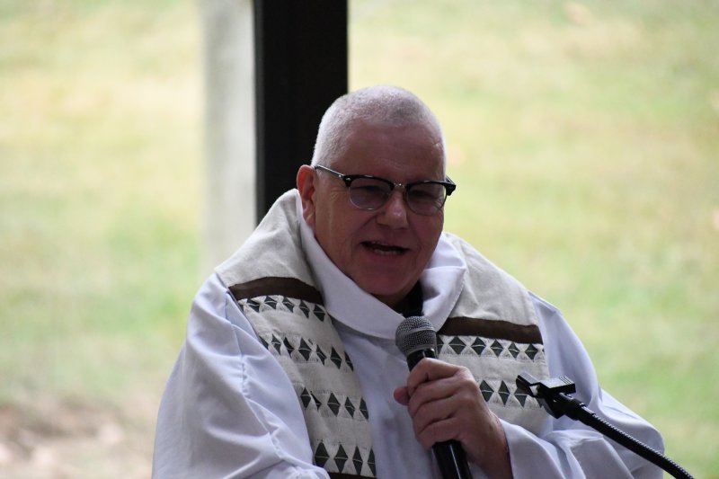 Father Schroeder celebrates All Souls Day Mass