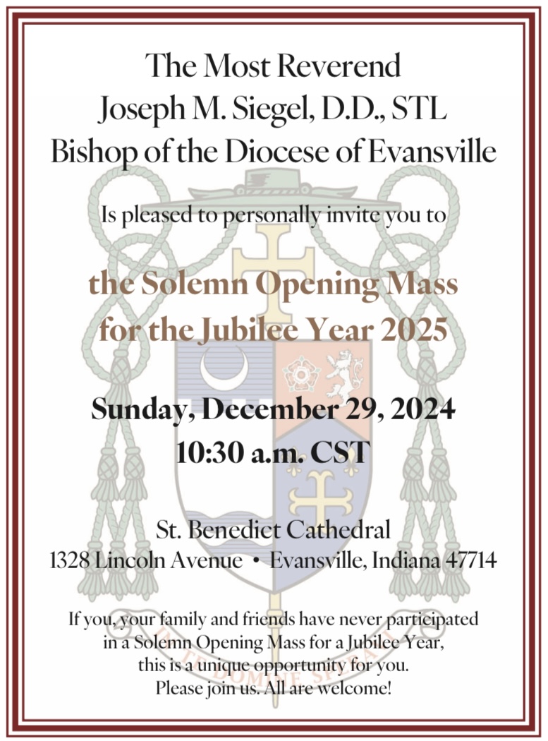 All invited to Dec. 29 Solemn Opening Mass for Jubilee 2025