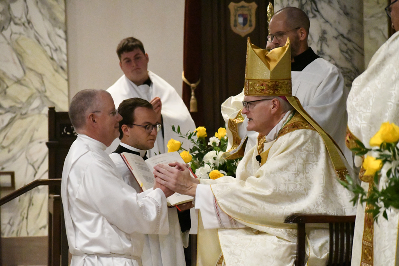 Deacon Blanke: ‘Not a long discernment’ before entering 2026 permanent diaconate class
