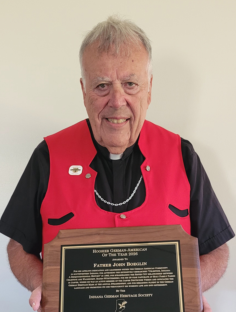 Father Boeglin named 2026 Hoosier German-American